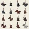 Leather Pony Keychain Cute Plush Animal Bag Charm For Kids And Teens