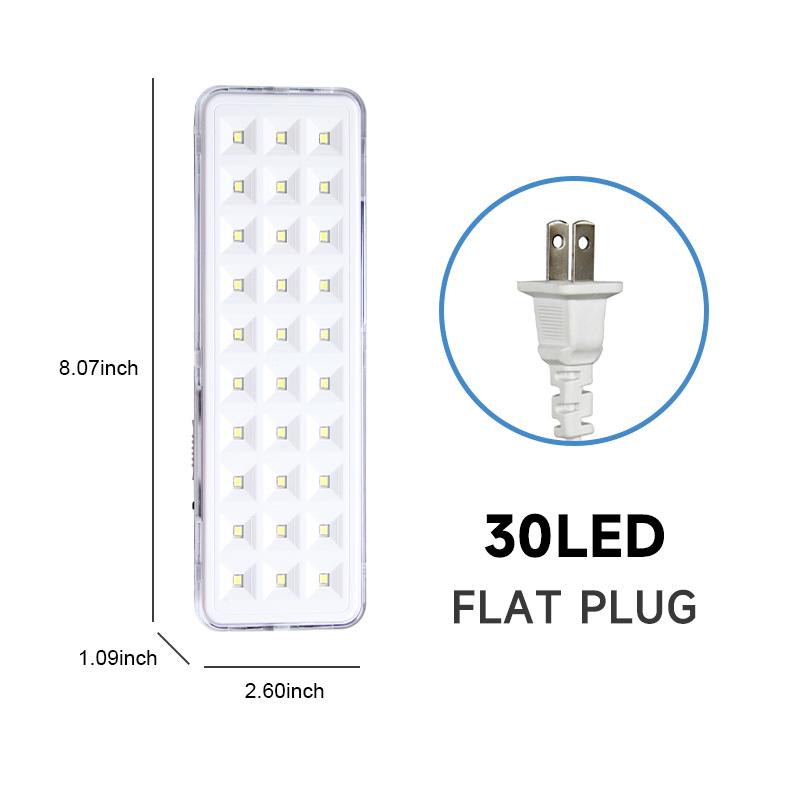 Wall-mounted Emergency Light 2 Modes Rechargeable Home Outdoor Camping Lantern Dimmable 30 LEDs Portable Night Repair Light