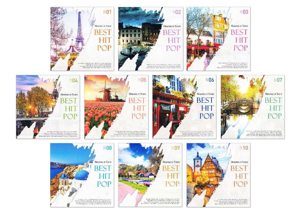 Memories of Youth Best Hit Pops 10-Disc Set, 213 Songs (Cover & Case Included) FRS-1001-10