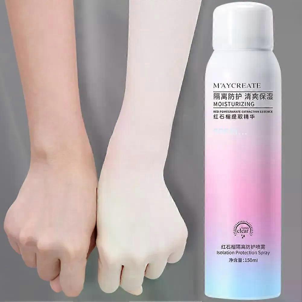Red Pomegranate Whitening Essence Sunscreen Spray Waterproof Body Neck Moisturizing Hydrating Anti UV Protection For Skin Care