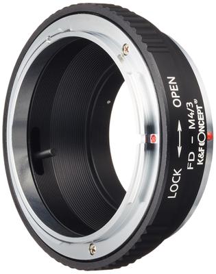 Concept Lens Mount Adapter FD Mount Lens Micro Four Thirds Mount with Aperture Ring K&F KF-FDM43 (Canon Conversion)