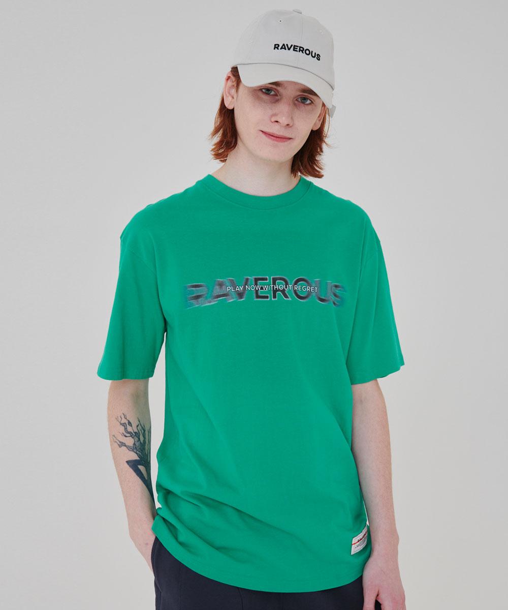 Raverous Zoom Logo T-Shirt Green 1