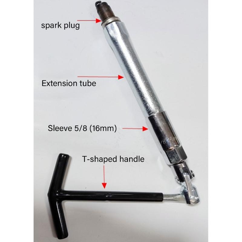 Spark Plugs Socket Wrench T-Handle 16mm 18mm 21mm Removal Tool Fit For Motorcycles Spark Plugs Socket Wrench Remover