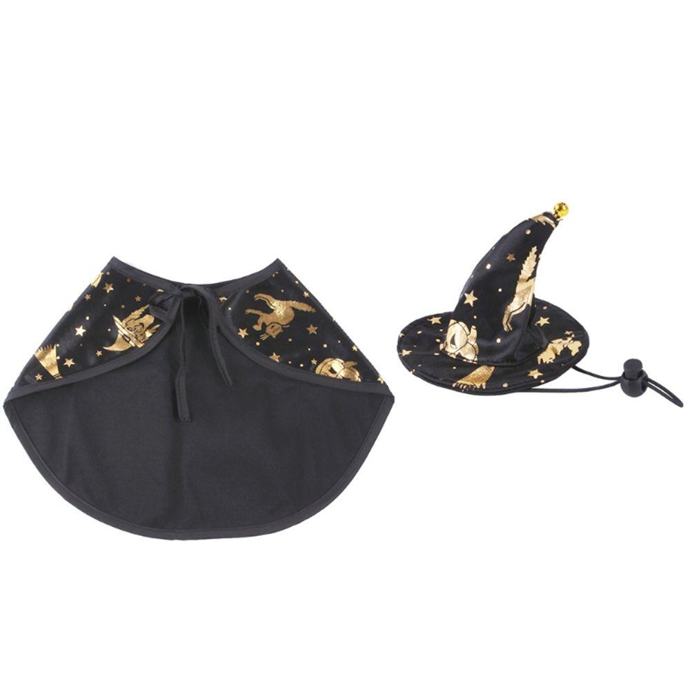 

Cloak Funny Pet Accessories Halloween Apparels Puppy Collar Dog Halloween Set Pet Halloween Costume S