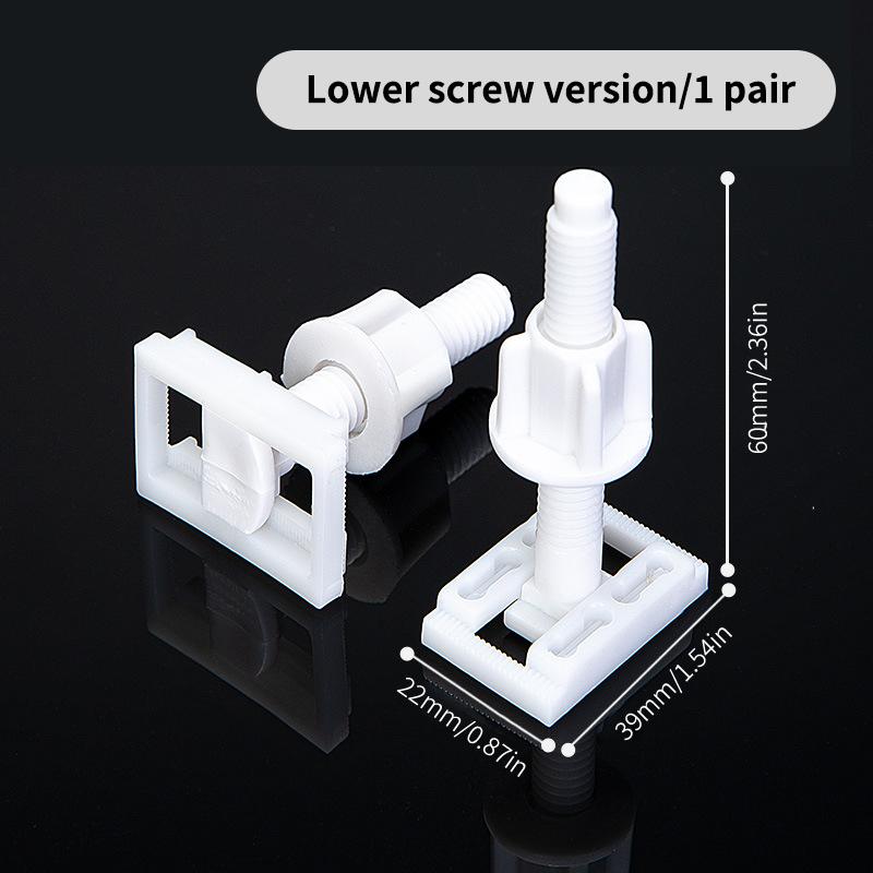 Quick Release Toilet Seat Hinges Premium Top Fixing Heavy Duty Soft Close for Modern Bathroom Comfort F