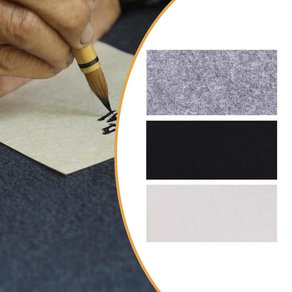 Chinese Calligraphy Mat Painting Felt Desk Pad Reusable Protector for Group Learning