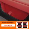 For Geely Geome Xingyuan 2026 2026 Car Door Slot Organizer Box Leather Glove Box Storage Groove Pad Interior Accessories