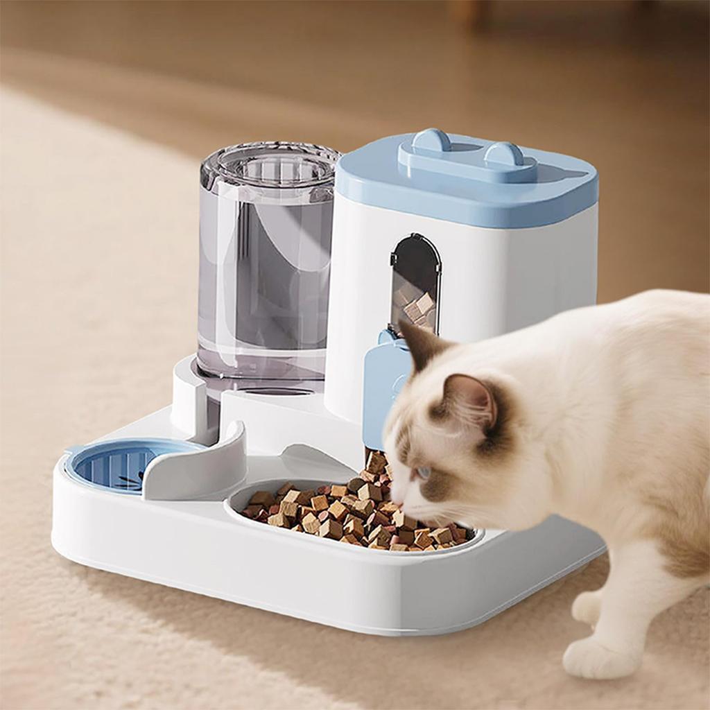2 In 1 Food And Water Dispenser Set, Small Food And Water Dispenser Set For Small , Cats, Dogs, Puppies