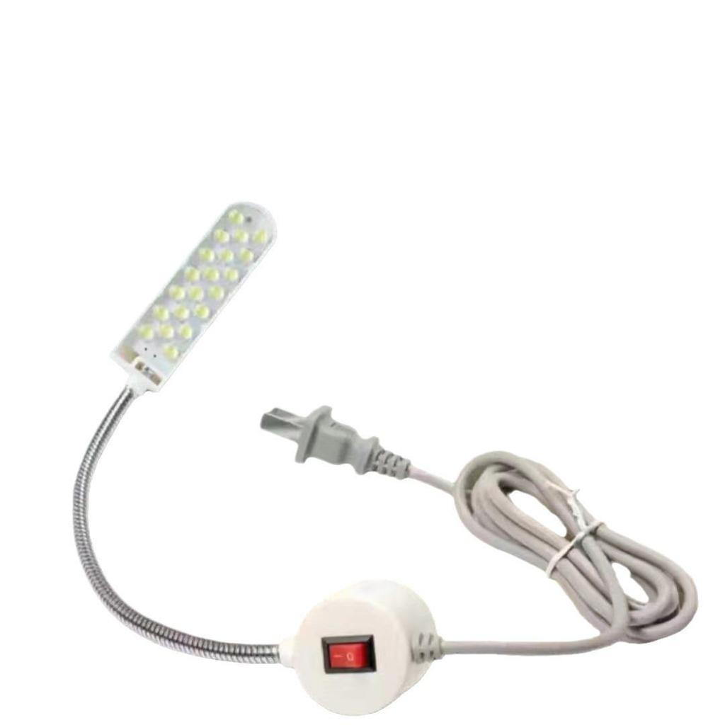 LED Sewing Machine Light with 30 Beads, Strong Magnetic Base, 20-Bead Flat Car Lighting, Professional Work Light