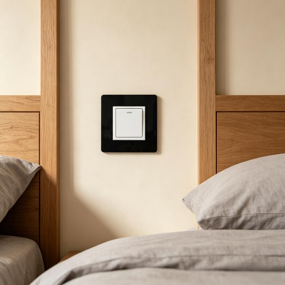 4pcs 15X15cm Switch Sticker Home Decor Wall Stickers Decor Living Room Mirror Style Photo Frame For Home Wall Decoration