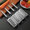 Multi-purpose Food Grater with Handle, Cheese Graters for Kitchen, Slicer for Vegetable Fruit and Chocolate, 304 Stainless Steel