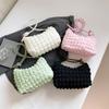 Women's Simple Temperament Gentle Folds Underarm Bag Women's Spring Summer Shoulder Messenger Bag Small Square Bag