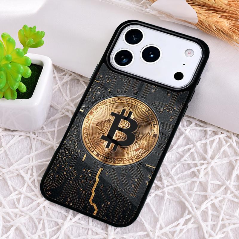 Bitcoin BTC Phone Case for iPhone 17 Air 16 15 11 12 14 13 Pro Max Shockproof Cover