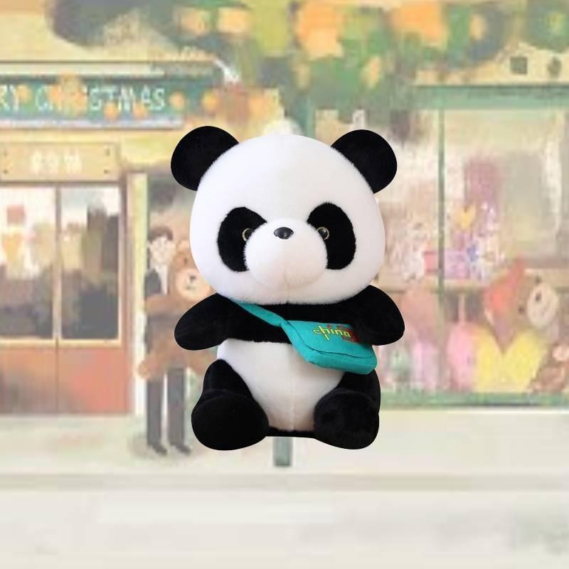 Cute Panda Plush Toy National Treasure Large Realistic Panda Doll Sichuan Tourist Souvenir Doll