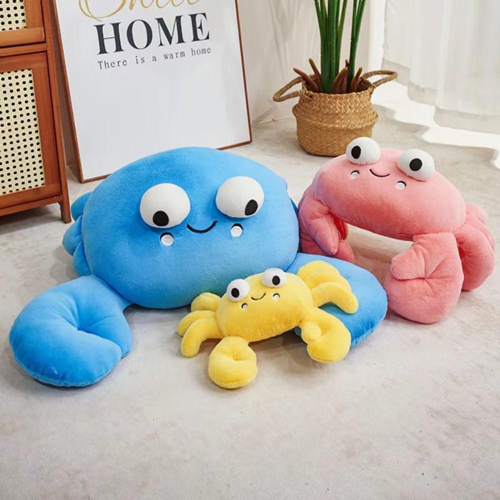 PP Cotton Simulation Crab Plush Doll Soft Sea Crab Plush Pendant  Valentine's Birthday