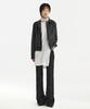 YOUTH Structured Flared Denim Pants - Washed Black