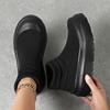 TUINANLE Women’s Round-Toe Chunky-Soled Elasticated Shoes: Comfortable, Flat, Casual and Stylish Mesh Shoes