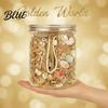 Metallic Jewelry Assortment Mystery Jar for Women Vintage Surprise Set