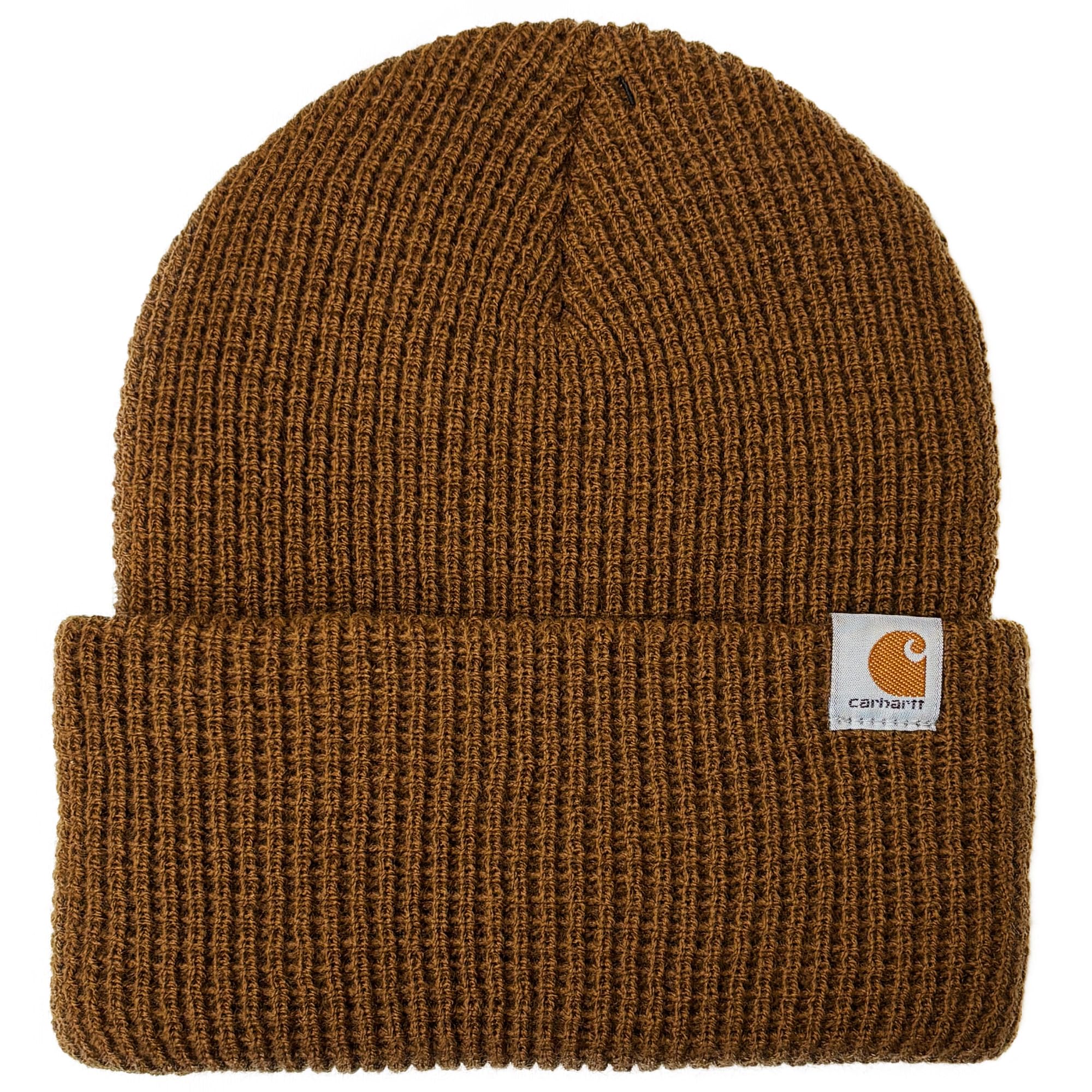 Knit Waffle Knit FREE [Carhartt] Cap, Beanie, Hat, Acrylic, Men s & Women s, Brown, [Item] коричневый