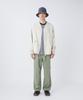 Snow Peak TAKIBI Herringbone Collarless Jacket Outerwear Jacket ECRU M JK-26SU007 Men's Women's