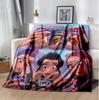 Kpop Hunter Flannel Blanket Soft Warm All-Season Throw, Design for Camping, Car Travel, Hiking Sofa, Bed, Office Perfect Gift for Parties