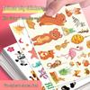 Large Creative Small Animal Self-Adhesive Stickers for Kids' Diaries & Toys