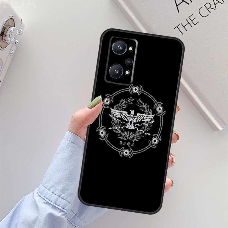 SPQR Roman Imperial Legion For Realme 10 11 Pro Plus GT Neo 5 2T C21Y C30 C31 C33 C35 C55 OnePlus Nord CE 2 3 Lite Case