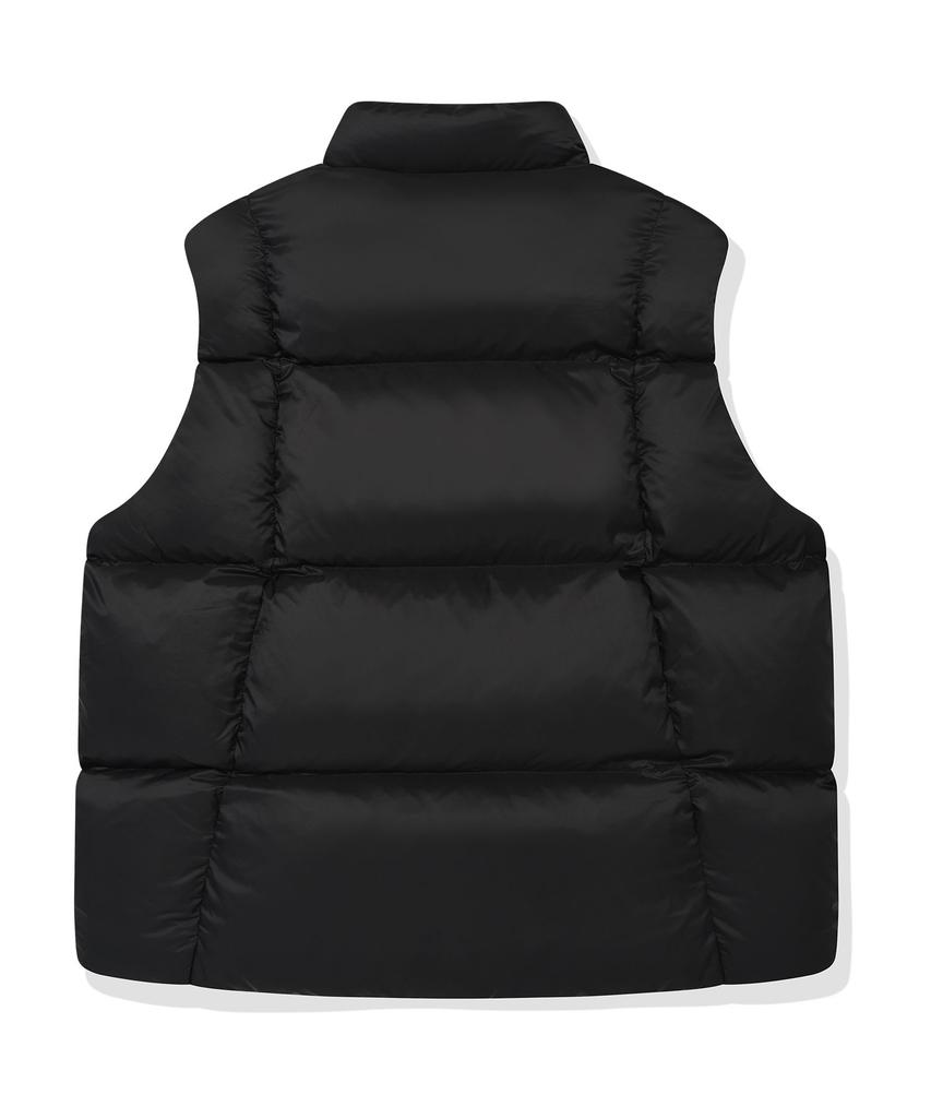 Wacky Willy Solid Ripstop Down Vest Black