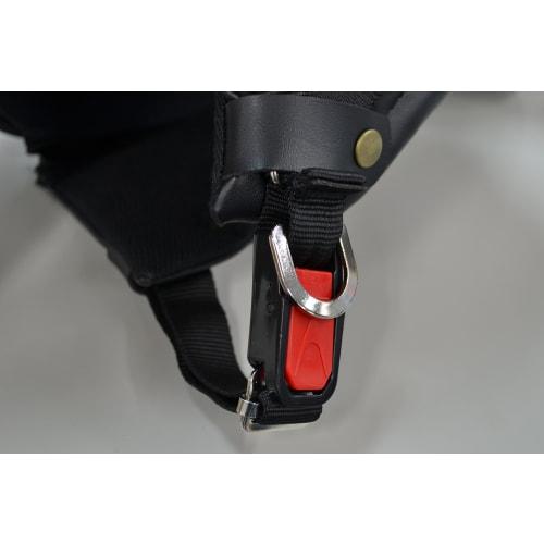 MARUSHIN Motorcycle Helmet Half MP-110 U.S.A POLICE STYLE White/Black Free Size (Less than 57-60cm) MP1101