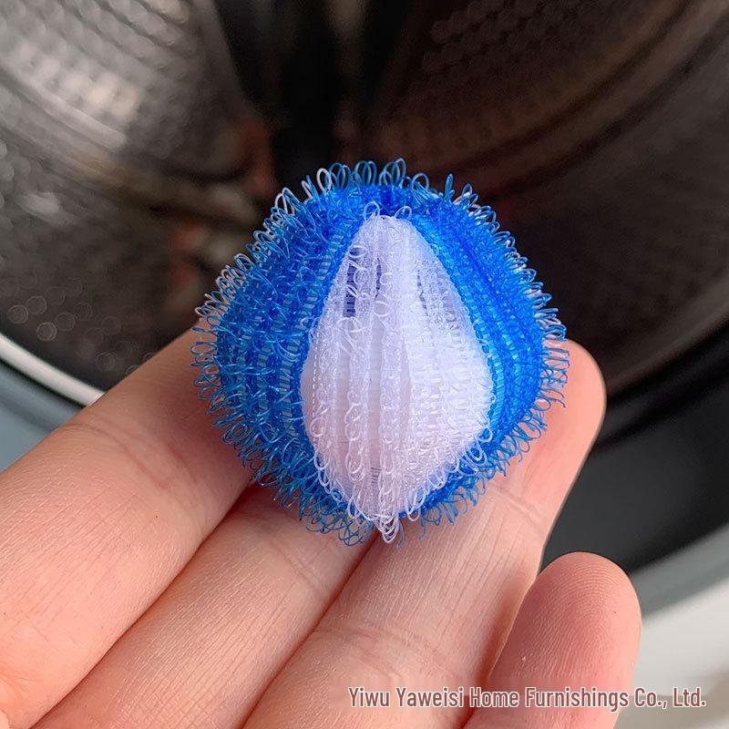 Anti-Tangle Nylon Laundry Balls for De-linting and Hair Removal In Washing Machines