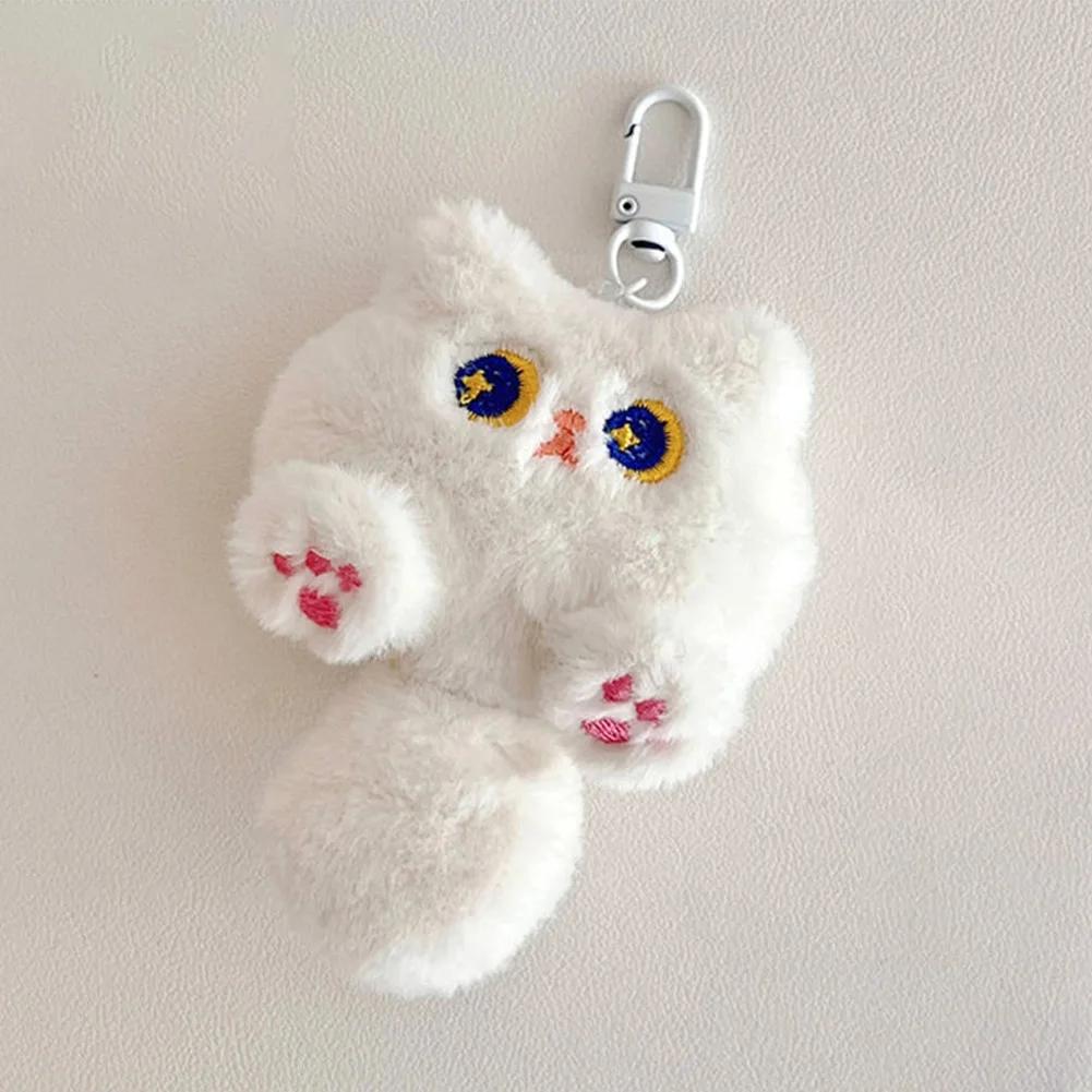 Cute Plush Cartoon Cat Doll Pendant Soft Cute Girl Backpack Decoration Pendant Doll Student Gift