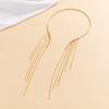 Fashion Tassel Opening Choker Neck Simplicity Chain Necklace New Imitation Pearl Pendant