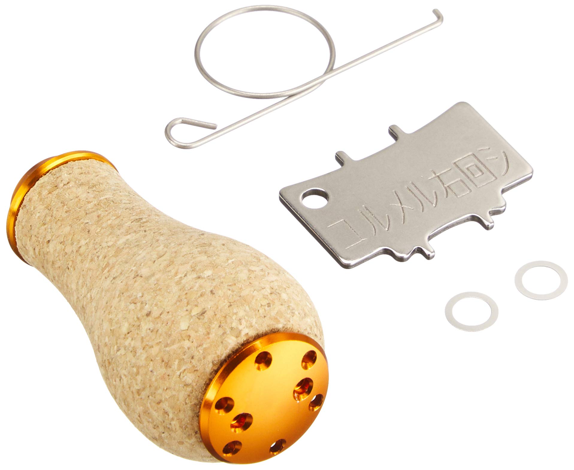 

Daiwa SLP WORKS SLPW Power Light Cork S Handle Knob, Orange, 043328, for Spinning, Baitcasting, and Double-Axis Reels