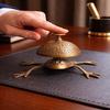 Brass Frog Desk Bell Hotel Service Call Bell Collectible Decor
