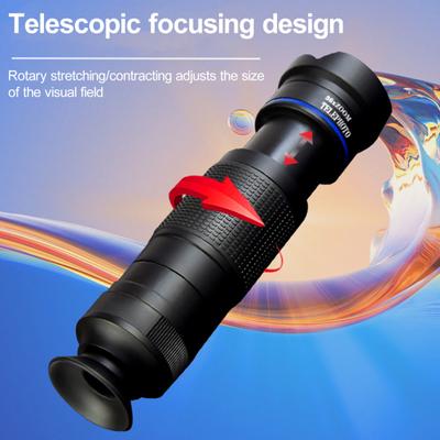 Mini Phone Telescope 36X Magnification Clear Lens Portable Outdoor Hiking Bird Watching Concert Monocular Handheld Telescope
