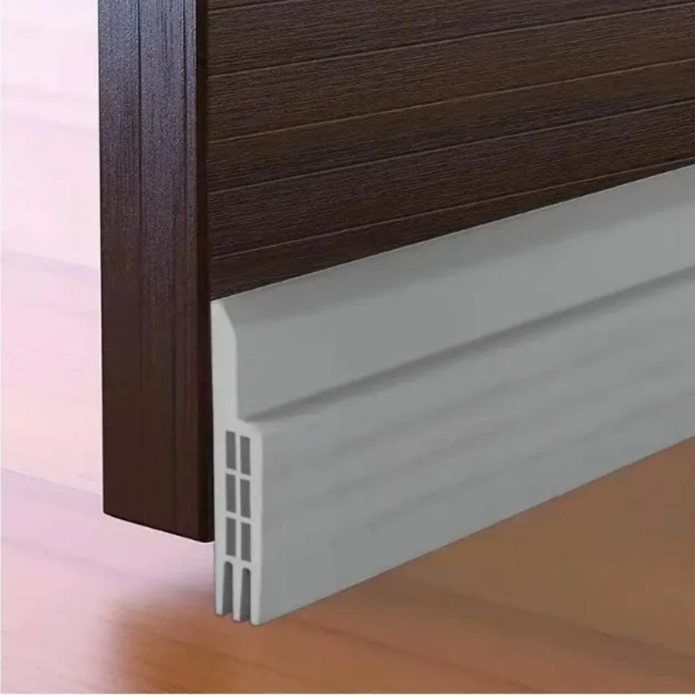 1/2Roll Door Bottom Sealing Strip Windproof Dust Stopper Guard Rain Weatherstrip Noise Reduction Insulator Sealer Home Hardware