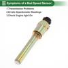 ABSOPRO 1 Part Compatible with DAF XF105 Durable Car Gearbox VSS Speed Sensor Piece, Number 215920102201, 2007-2018,