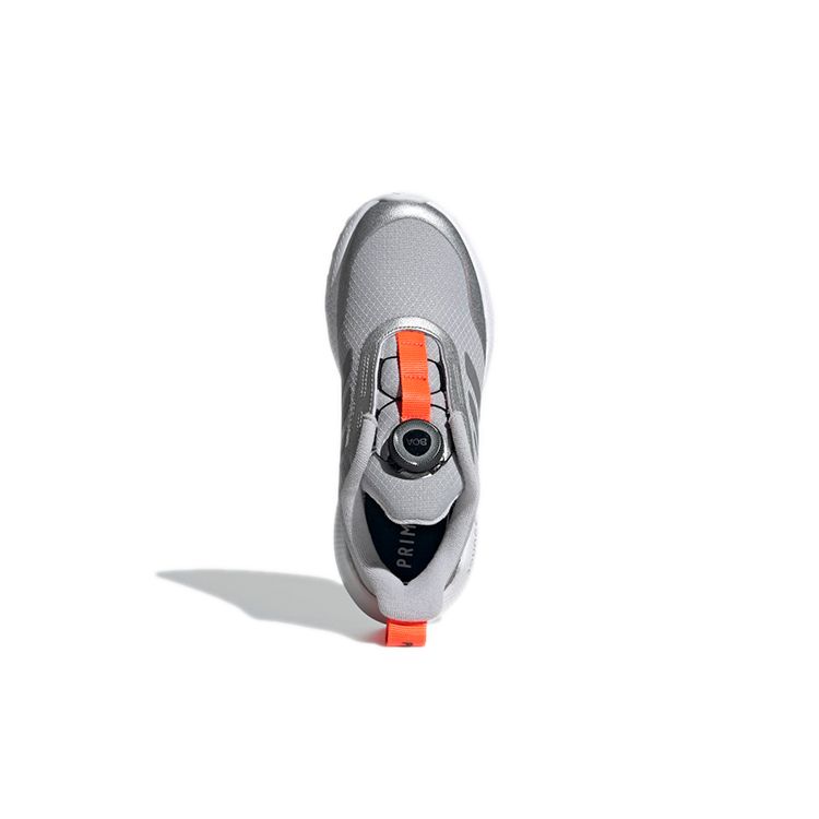 Adidas Eq21 Run Freelock Running Shoes Kids Sneakers Silver Gray S24114