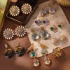 Vintage Flower Fringed Stud Earrings Medieval Vintage Niche Ring Pearl Premium Earrings Light Luxury Ear Jewelry