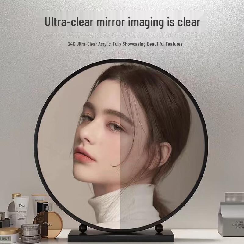 Handun Gold Round Dressing Table Mirror