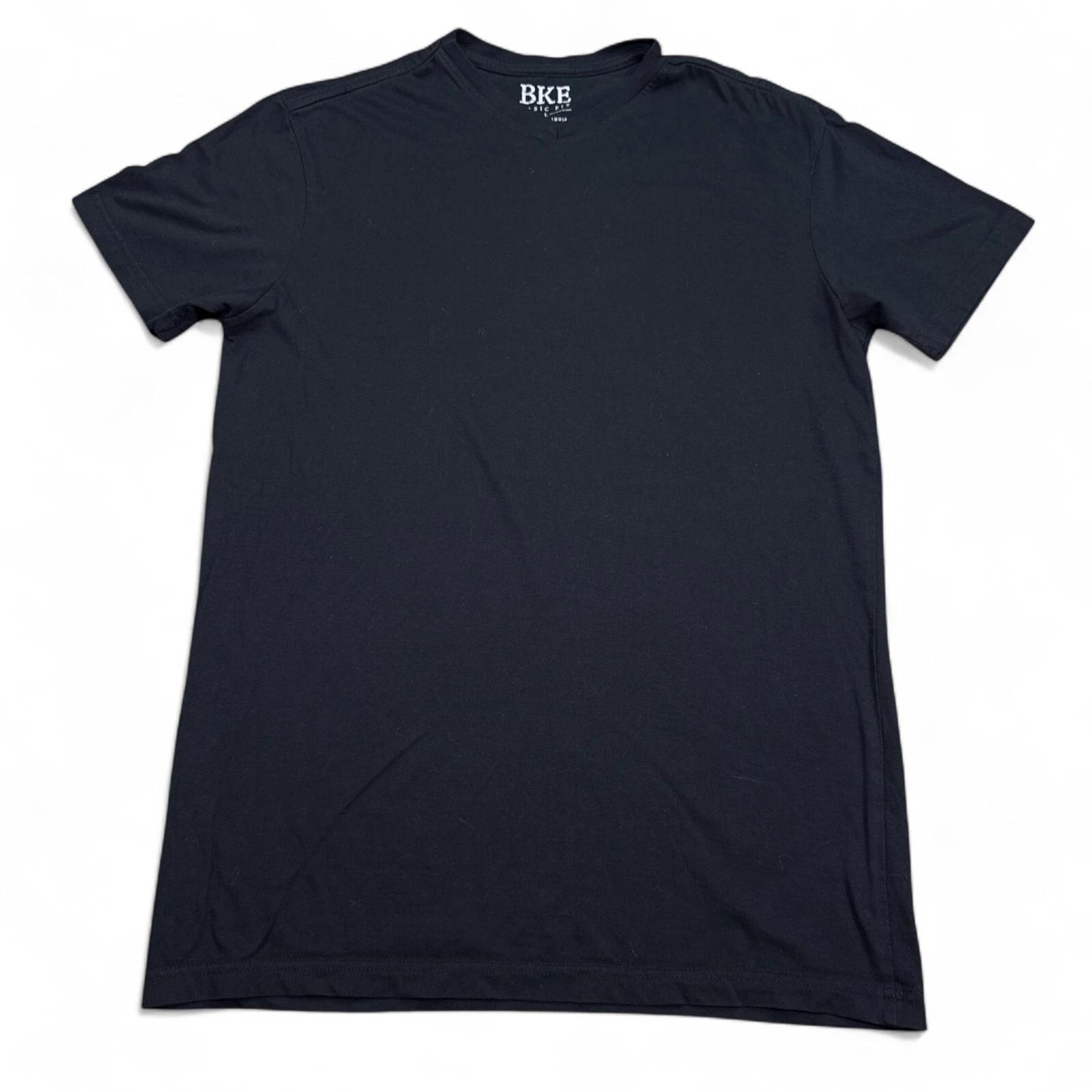 

Buckle BKe Basic Fit T Shirt Mens Size Large Black Essential Crew Neck Tee 2XL