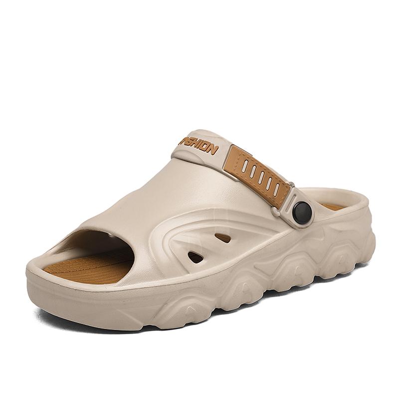 New men's sandals big size thick-soled lightweight slippers men's fashionable casual sports sandals breathable beach shoes men