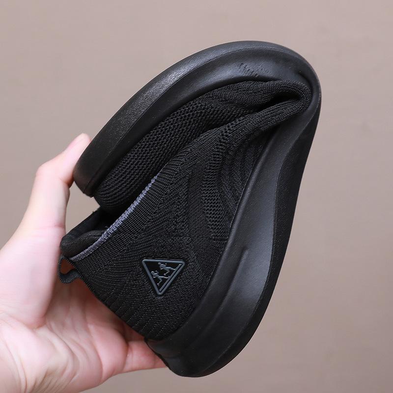 Shoes men's foreign trade 2025 spring and autumn new men's casual soft-soled wear-resistant single shoes versatile one-pedal men's dad shoes