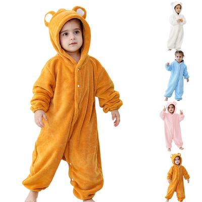 Kinder Modischer Lässiger Fleece-Jumpsuit