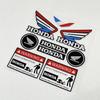 Suitable for Honda Motorcycle HUSY4 Creative Stickers Waterproof Helmet Stickers Reflective HONDA Racing Wings Logo Fuel Tank Decals