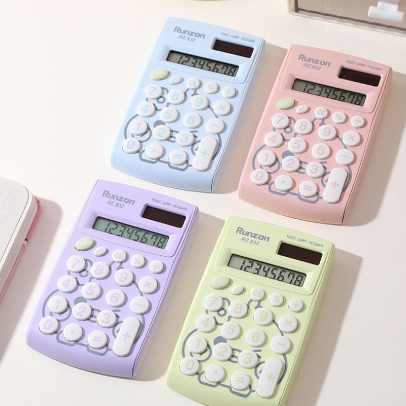 Stylish Portable 8 Digit Calculator In Multiple Colors Perfect For Students And Office Use