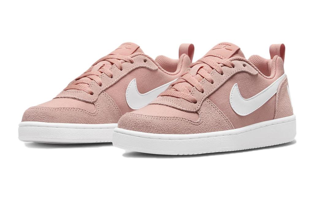 Nike Court Borough PE Slip Resistant Abrasion Resistant Low top Kids' Running Shoes Pink Teenagers AV5137-600