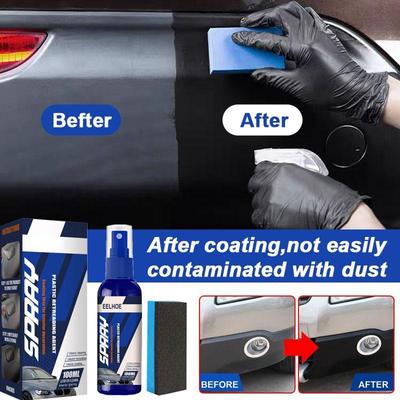 Obnovovač plastů Exteriér Renovátor Auto Polish Repair Lakovací prostředek Zpět na Black Gloss Auto čisticí prostředky pro detaily automobilů