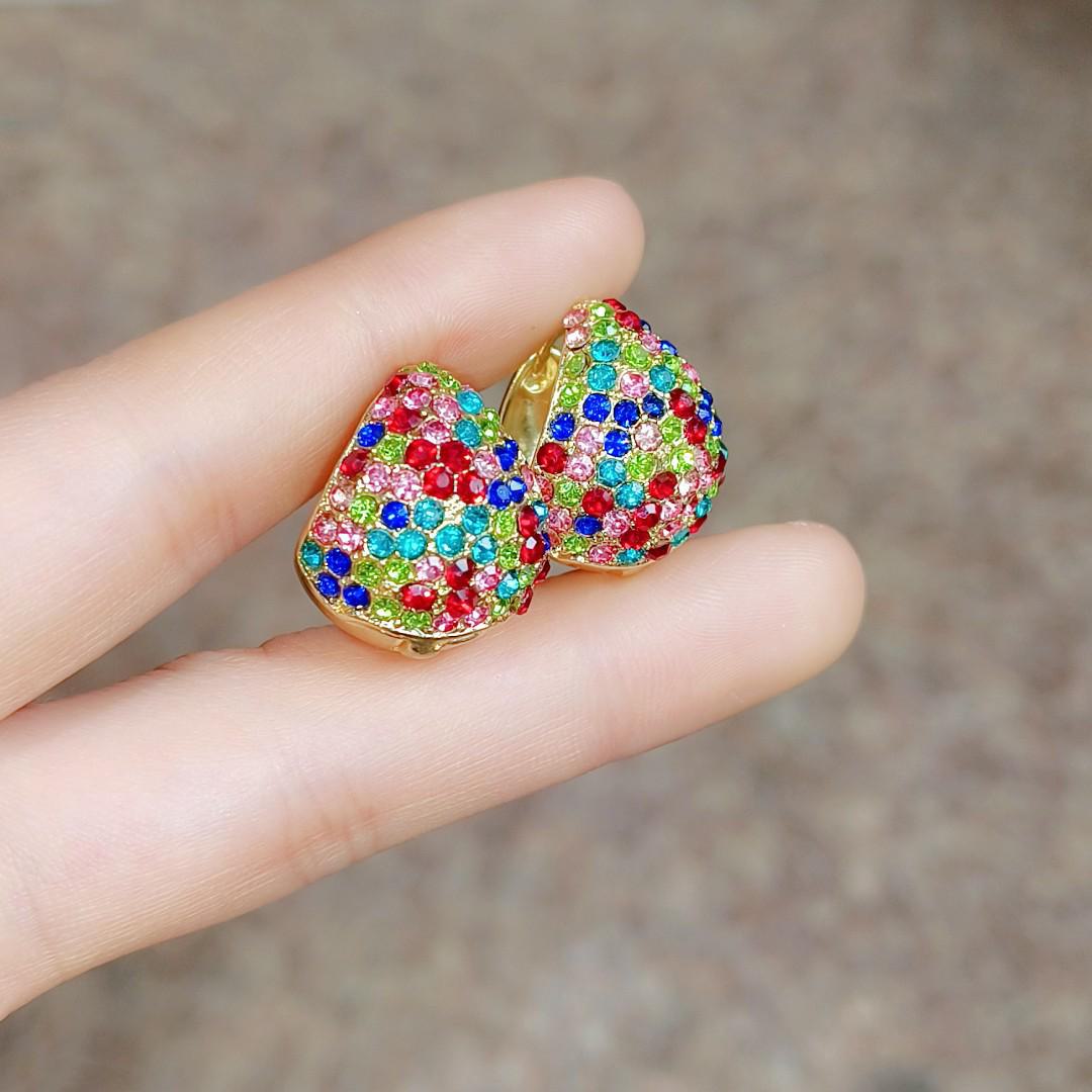 

Современные высококачественные серьги-капли с блестящими бриллиантами 2025 года для женщин — роскошный, универсальный модный аксессуар teardrop diamond