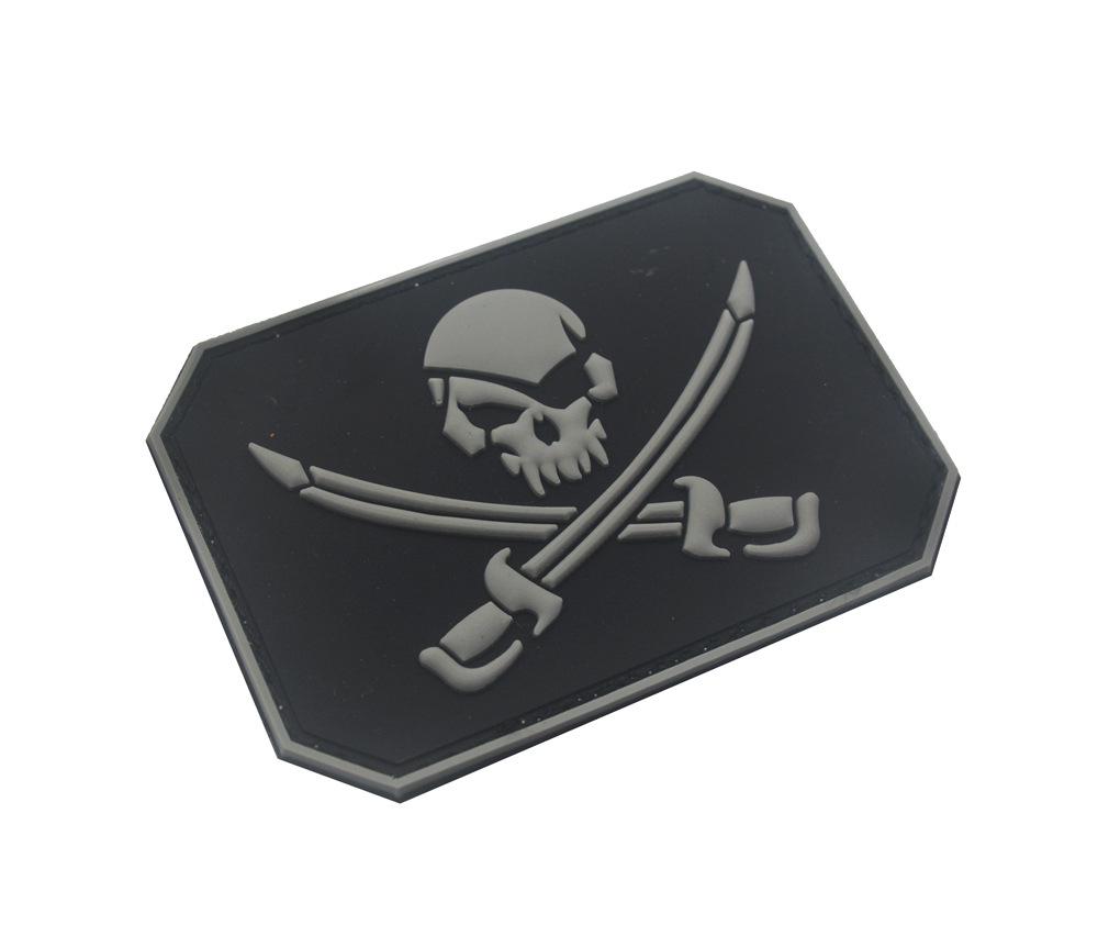 Insignia de Pegatina de Brazalete Mágico de Calavera Pirata de PVC